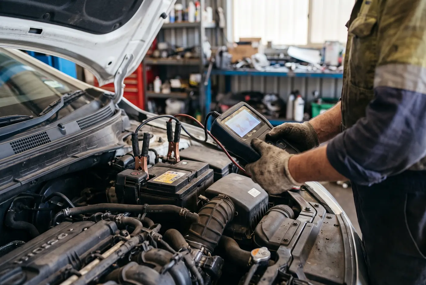 Battery load test at ADM Motors