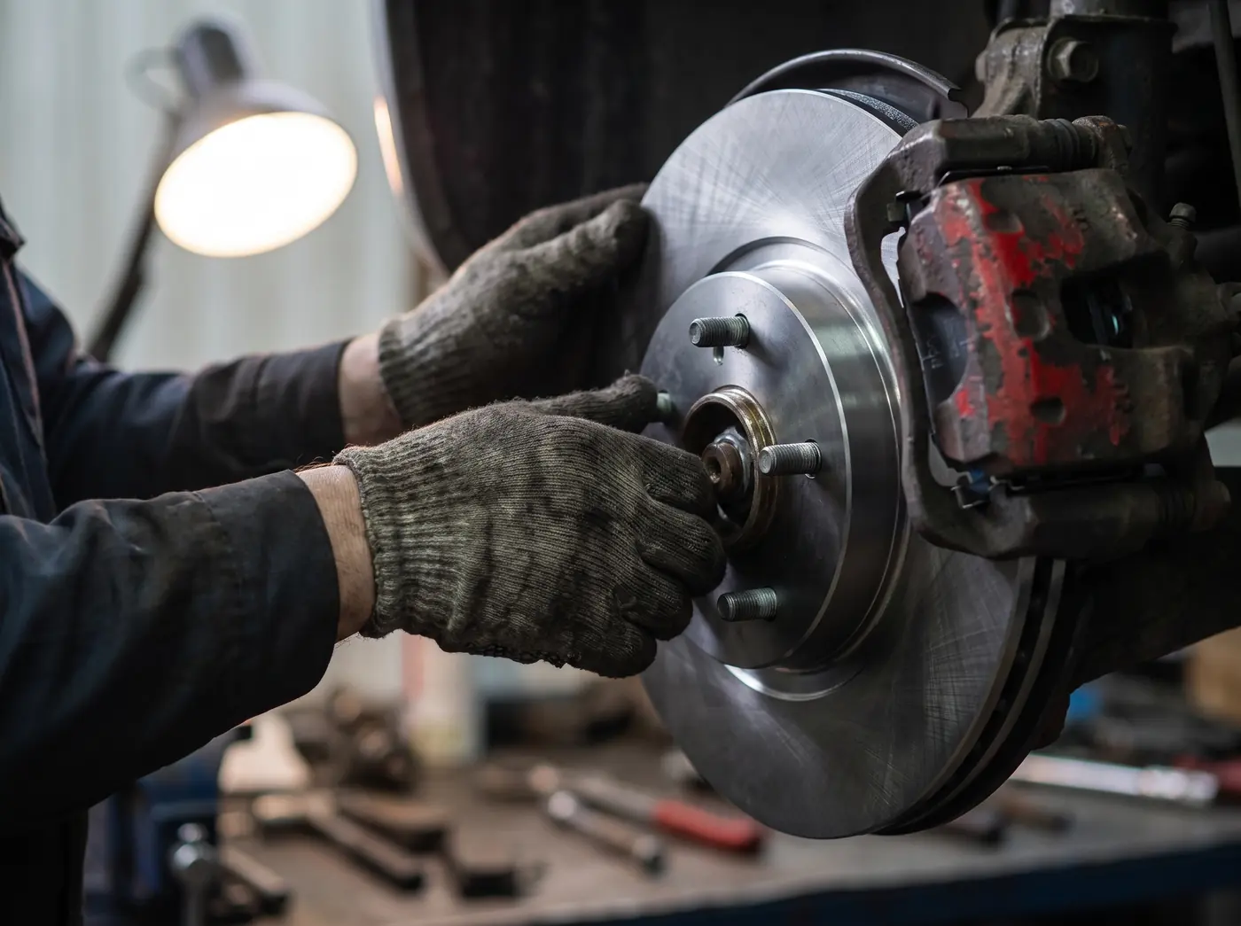 New rotor and pads at ADM Motors